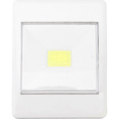 Lampe de penderie électromagnétique sans fil COB haute luminosité, alimentée par batterie, avec interrupteur tactile, compatible avec les penderies, les abris de jardin, les greniers et les situations (1/5)