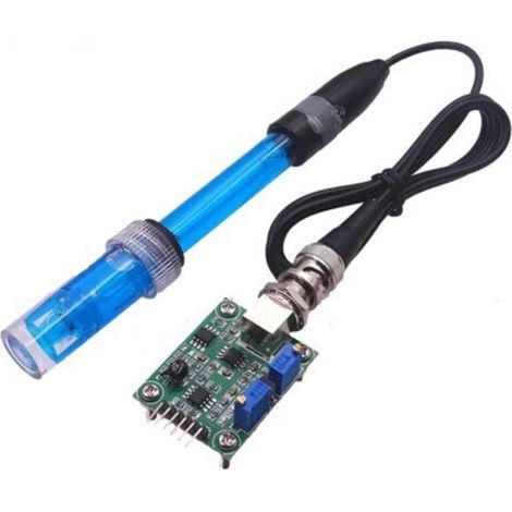 BNC-pH-Sonde für die Schwimmbadwasseranalyse – pH-Messbereich 0–14 – 300 cm Kabel – BNC-Anschluss für pH-Messgerät (1/5)
