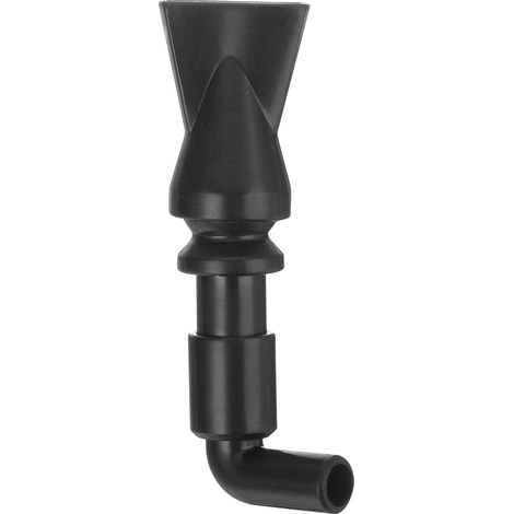 Aquarium Buse 360°Libre Rotation Plastique 8mm/0,31" OD Noir  Aquarium Pompe Buse, Plat Eau Sortie Retour Tuyau Raccord, Pour Aquariums Poissons Réservoirs (1/5)