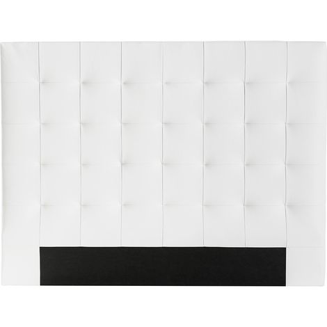 Cabecero capitoné blanco 160 cm HALCIONA