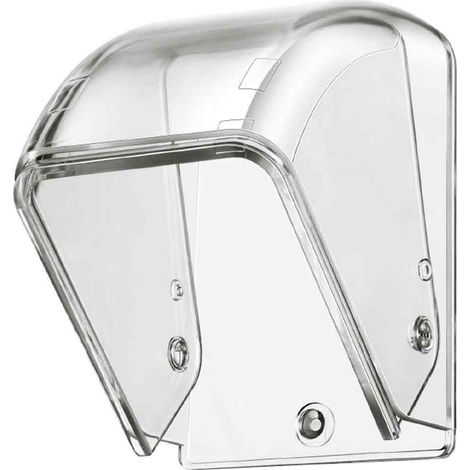 Couvercle Sonnette - Étanche Transparent PC - Pour Bouton Sonnette Extérieur et Contrôle Accès - 9,7 x 6,4 x 6,4 cm - 1 Pièce (1/5)