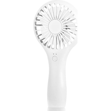 1 Mini ventilateur, 2 vitesses réglables, moteur cuivre, batterie rechargeable USB, portable voyage intérieur extérieur (1/5)