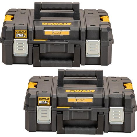 Dewalt DWST83345-1 TStak 2.0 IP54 Power Tool Storage Box Capacity Heavy Duty x2 (1/4)