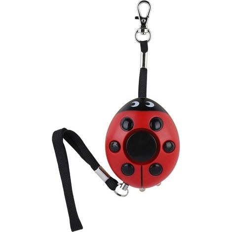 Alarme de sécurité personnelle portable 120 dB Coccinelle pour femmes, enfants et personnes âgées - Protection et avertissement (1/5)
