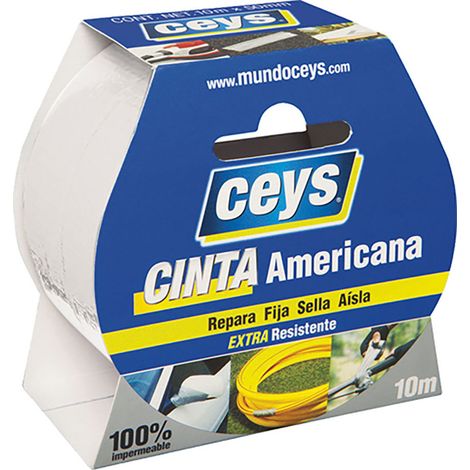 Ruban Américain Blanc Ceys Adhérence Forte Multi-usages - Ceys (1/2)