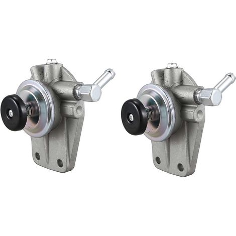 Lot de 2 pompes d'amorçage de filtre à carburant en métal noir de 10 mm pour Nissan Patrol GU ZD30 3.0 16401VC10D (1/5)