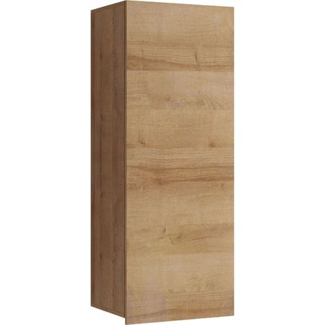 Armoire murale Remus III, Chêne doré, 117x45cm, Le nombre de portes: 132cm, Stratifié