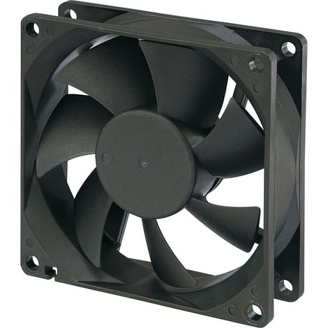 TRU COMPONENTS RD8025B12L Axiallüfter 12 V/DC 42 m³/h (L x B x H) 80 x 80 x 25 mm