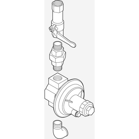 Druckregler-Set WTC-G 45 bis 150 und Kaskade WTC-GB 120/150-B für Erdgas - 48000007522 von Weishaupt