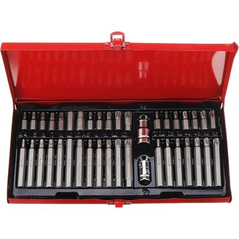 Set 40Pz Inserti Professionali Bussole Esagonali Torx Exa Xsn Lunghi Corti (1/5)