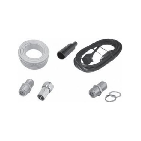 Pack de câblage Satellite HD pour TV avec cable 17VTAC longueur 20m et connectique "F" C1 TELEFUNKEN T-SC1TV20M (1/3)