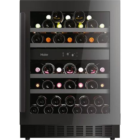 Haier H-WINE 700 HAKWBD 60 Nevera de vino Independiente Negro 44 botella(s) (1/4)