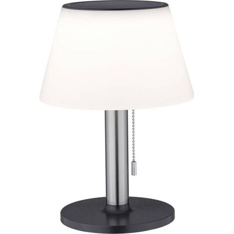 94309 Lampe de table solaire 0.8 W blanc chaud acier inoxydable (1/5)