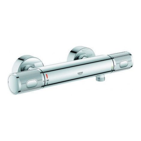 Mitigeur thermostatique de douche 34827000 – Finition GROHE StarLight – Coque de sécurité CoolTouch – Technologie EcoJoy