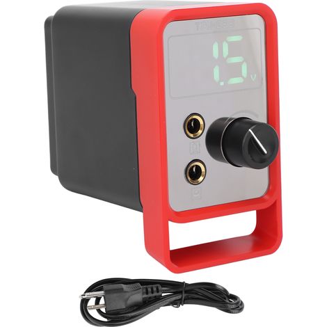 Alimentation tatouage verticale écran LED, régulateur tension réglable 100-240V prise US (1/5)