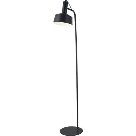 Lámpara de Pie LEANA 1xE27 L.25xAn.36xAl.136cm Negro (1/3)