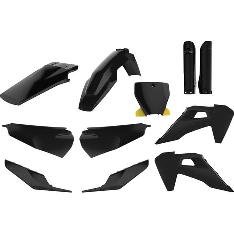 Kit di plastiche Polisport Husqvarna Tc Fc 19 22 nere resistenti