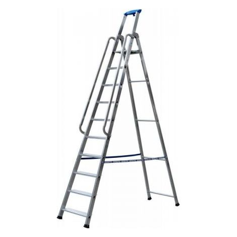Escalera Doble Profesional Con Asas 10 Gr. - Abierta 293 Cm/Cerrada 317 Cm