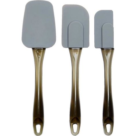 Un set di 3 raschietti in silicone (1/4)