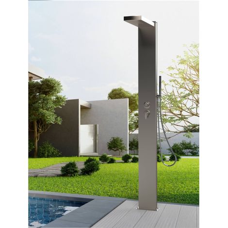 Gartendusche MONTSERAT, V2A Edelstahl, ohne Plattform (1/5)