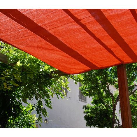 Store de pergola 2x3 Perméable (kit complet) Couleur: Terracotta - Kit poulie: Oui