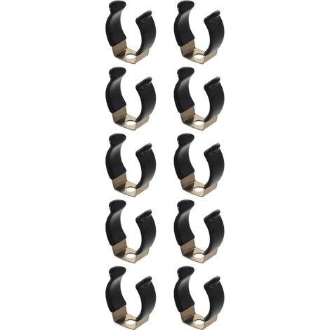 Support ressort 10 pièces 20mm inox base étroite, pour tuyau (1/5)