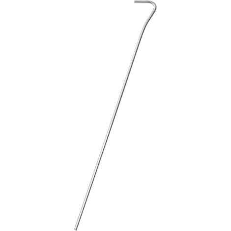 Piquets de tente 25 pcs 30 cm Ø4 mm acier galvanisé (1/5)