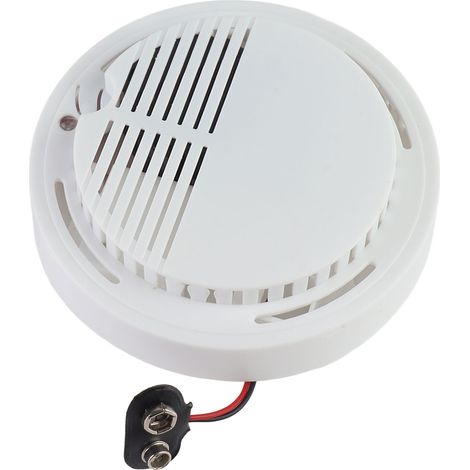 Détecteur de fumée photoélectrique indépendant, capteur de sécurité, alarme incendie sans fil 80 dB (1/5)
