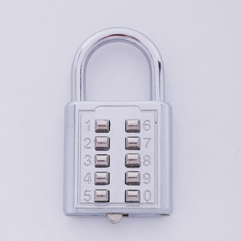 Cadenas antivol à combinaison de boutons, en alliage de zinc - (1/5)
