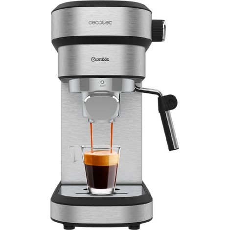Cecotec Cafetière Expresso Cafelizzia 790 Steel Duo. 1350 W, Espressos et Cappuccinos, Thermoblock, 20 Bars, Mode Auto 1-2 (1/4)