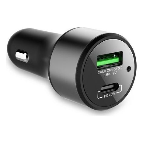 Chargeur USB universel jusqu'à 63 W, boîtier métallique, 12 V - 24 V, USB + Type-C, charge rapide pour voiture, van, SUV/jeep, c