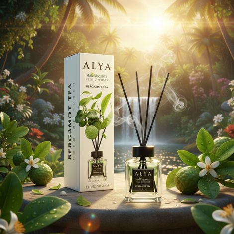 Bastoncini profumati al tè bergamotto Alya 100 ml (1/5)