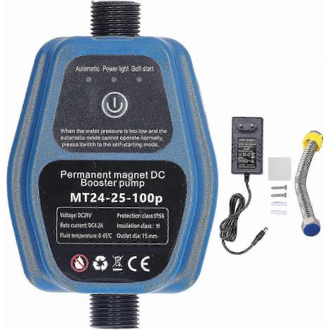 Surpresseur de douche automatique intelligent à capteur 24 V 100 W IP56 à haut débit pour usage domestique (1/5)