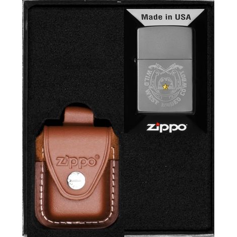 Coffret briquet Zippo, motif cowboy de l'Ouest, cadeau n° 2
