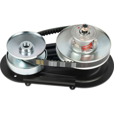 Kit convertisseur de couple pour kart 420 cm3 Série 40 Poulie d'embrayage Roue motrice Vilebrequin 1 pouce Rainure de clavette 1/4 pouce