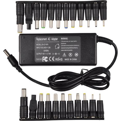 Chargeur Adaptateur De Puissance Universel 19V 4.74A 90W Pour Acer Asus Dell Hp Lenovo Samsung Toshiba Ordinateur Portable 18.5V (1/4)