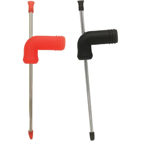 Funnels A Bière - Embout À Valve Et Coudes Souples - Pour Bouteilles En Verre Ou En Plastique - Lot De 2 (1/5)