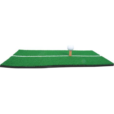 Tapis de golf d'intérieur 30 x 60 cm, mini tapis d'entraînement avec lignes blanches pour la frappe (1/5)