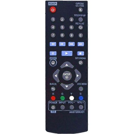 Remote Control AKB73896401 for Blu-Ray DVD Player BP135 BP335W BP300 BP340 black