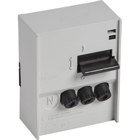 Legrand - Combiné Pac à cartouches Pac saillie 20A 3P+N - Gris clair (1/4)