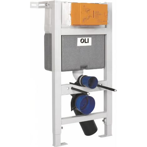 OLI Expert Plus Mechanical Low Height Concealed Cistern with Wall Frame and Top/Front Dual Flush (1/3)