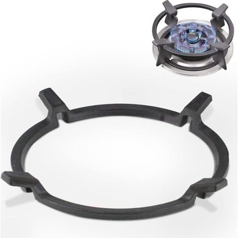 Support de Poêle à Wok en Fonte Support de Wok Universel Adaptateur Wok Gaz pour Poêle en Fonte Antidérapant Noir, pour Brûleurs,Plaques à Gaz,Cuisinières (1/5)