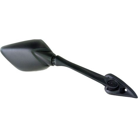Espejo Emgo 2025/02 para Yamaha YZF R3 '15-'18, lado derecho (OEM: 1WD-F2690-10-00), color negro (diseño original) (homologación).