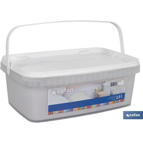 Peinture Plastique Monocouche Gris Glace 2,5 L