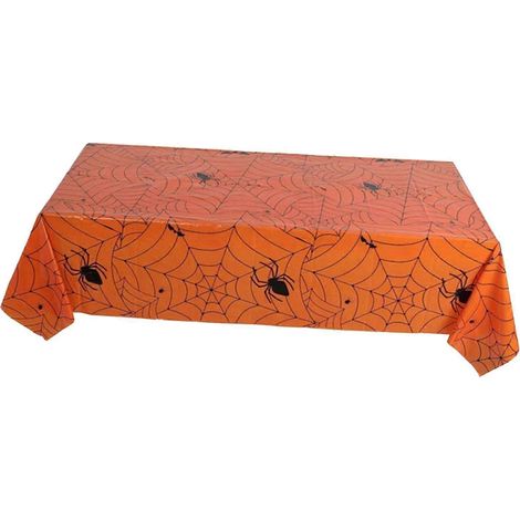 Nappe d'Halloween imperméable 54 x 108 pouces pour salle à manger intérieure Halloween (1/5)
