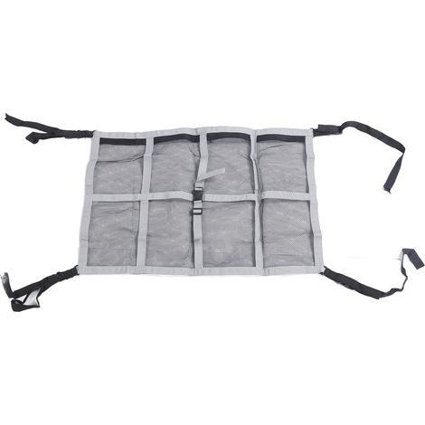 Organisateur de rangement de toit de voiture en filet, multifonctionnel, double couche, filet de chargement de toit renforcé pour camion, SUV, taille M