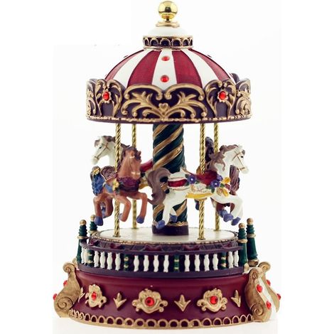 Karussell-Spieluhr, Weihnachtsgeschenk, kreative Harz-Bastelarbeiten, Ornamente