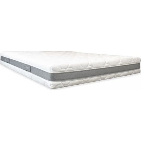 Materasso matrimoniale Supermemory25 con strato in memory foam 160x190x H 23cm. sfoderabile