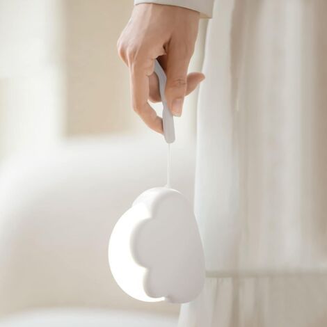 Veilleuse Enfant Lampe Nuage de Nuit Maternité Lampe Chevet Rechargeable Chambre Bébé Cadeau Nouveau-né Fille (1/5)