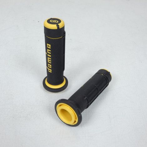 paar griffbezüge schwarz/gelb a180 domino für quad kymco neu